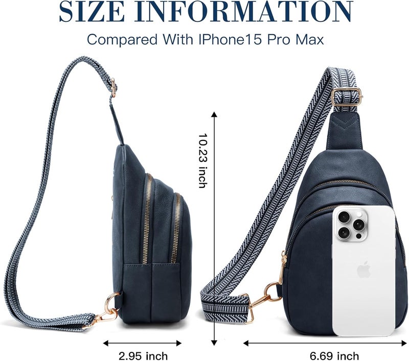 Viverte Crossbody Bags for Women Initial Sling Bag Cross Body Fanny Packs Personalized Gifts for Mom Women Wife - Image 3